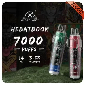 HEBAT BOOM 7000 Puffs一次性電子煙